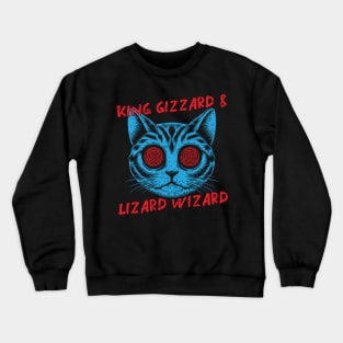 King Gizzard And The Lizard Wizard //\\ Fanart Crewneck Sweatshirt